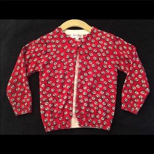 Rachel Riley Red White Blue Anchor Cardigan 2T.